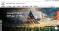 Desktop Screenshot of davetowellcadillac.com