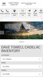 Mobile Screenshot of davetowellcadillac.com